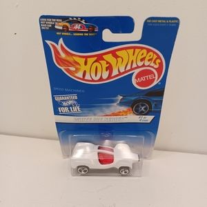 Vintage New old stock Hot Wheel White ice Series #1 of 4 speed machine 1996